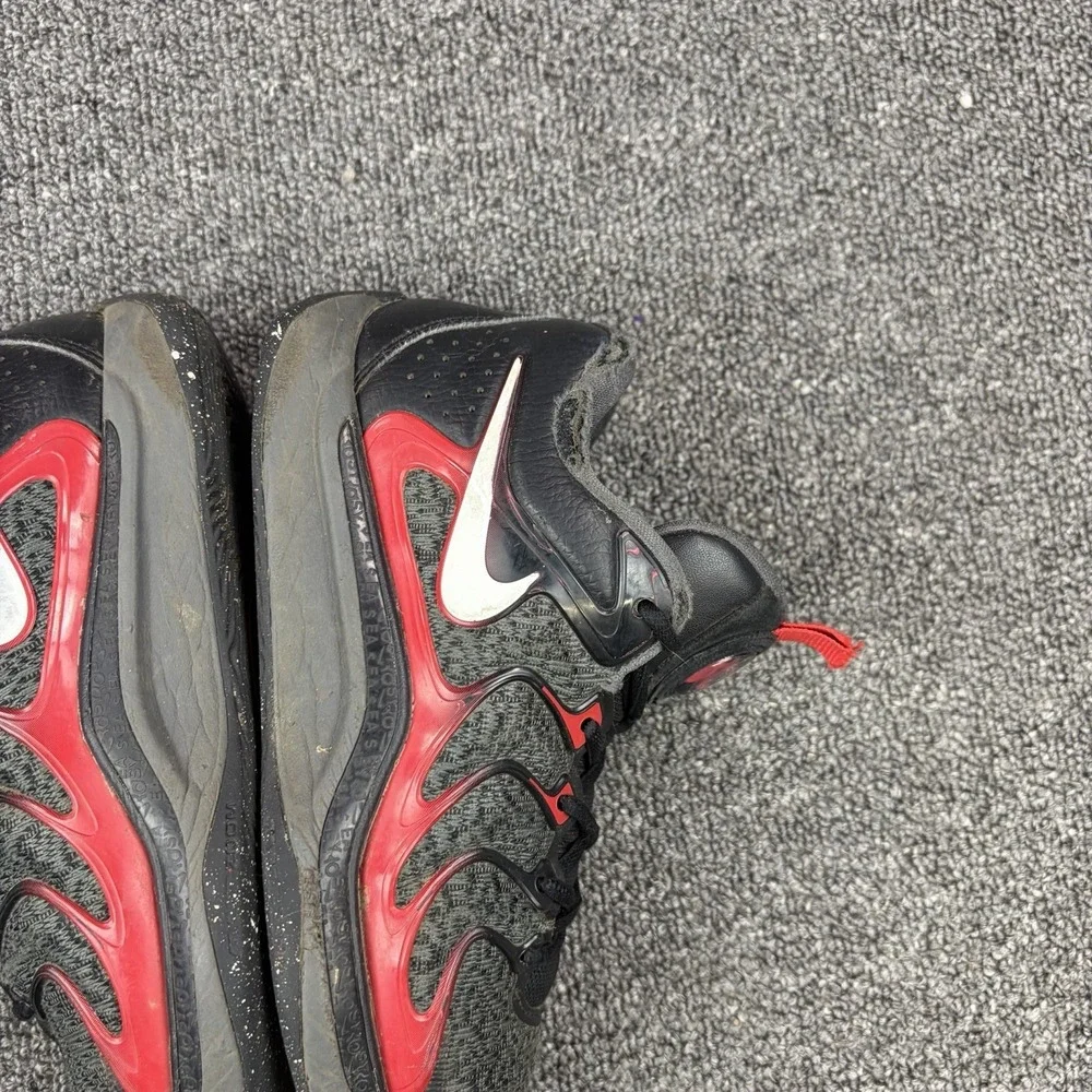 Nike Air KD 17 Late Night Black/Red Bred Basketball Size 4.5 FJ9487-001